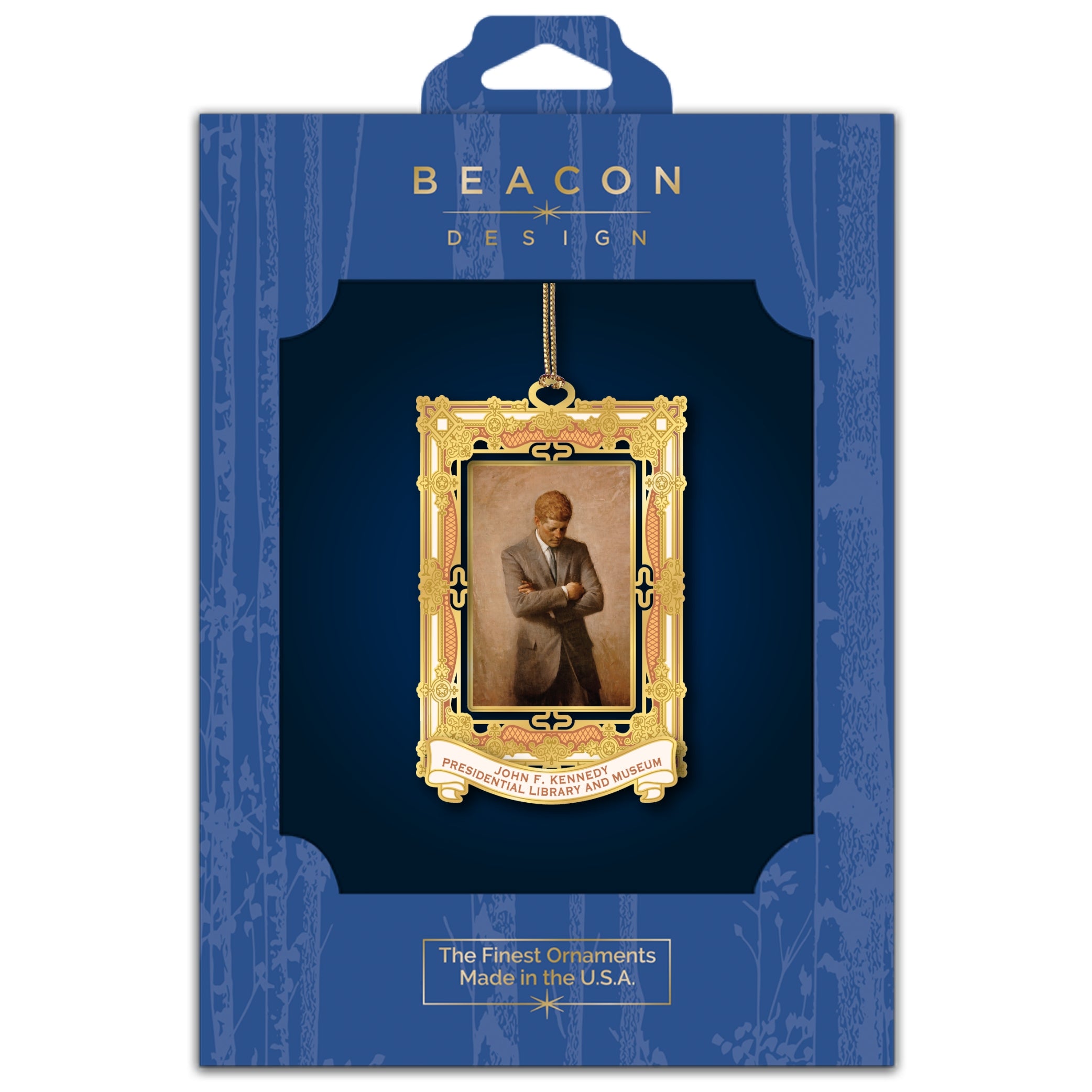 JFK Portrait Ornament