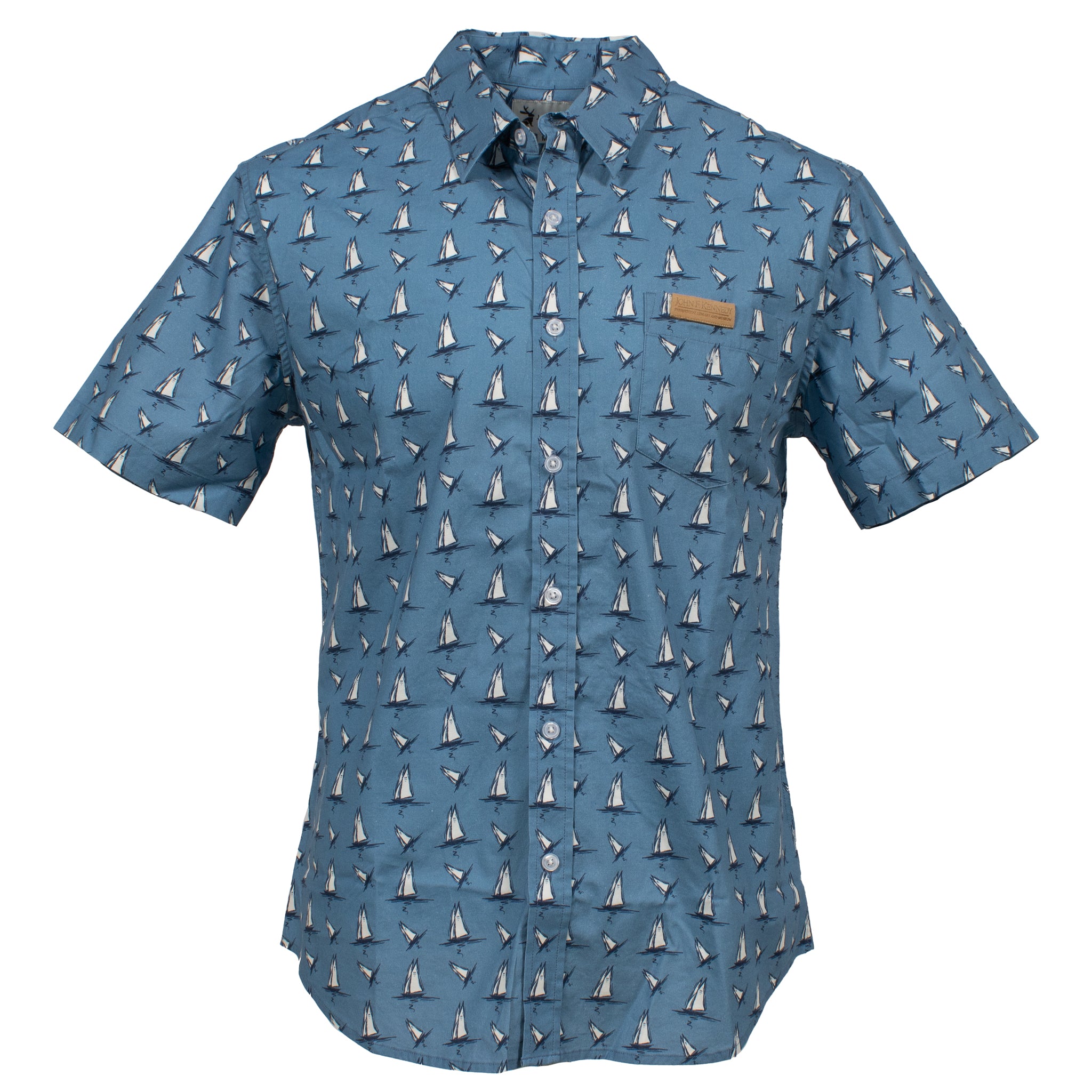 Cuban Style Button Down Short Sleeve Shirt | Cuban Camp Made in the USA, image size:2048x2048