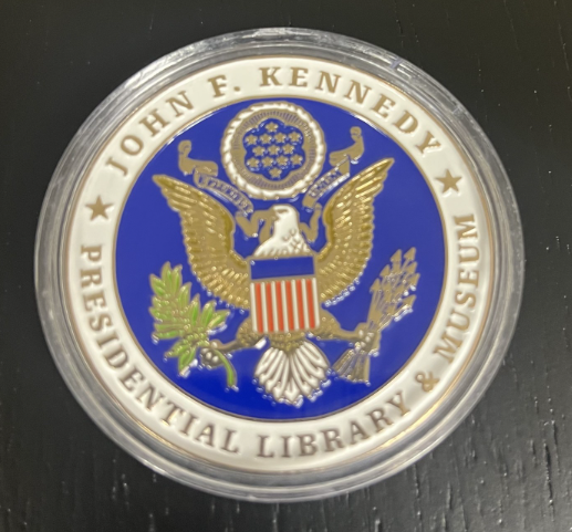 JFK Library Seal Collectible Coin