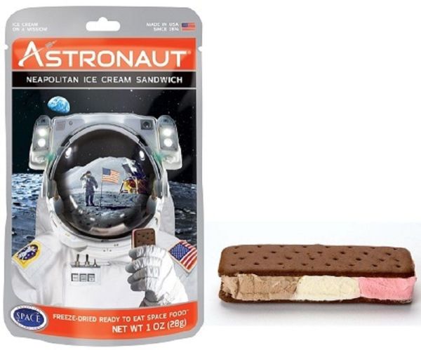 Neapolitan Astronaut Ice Cream