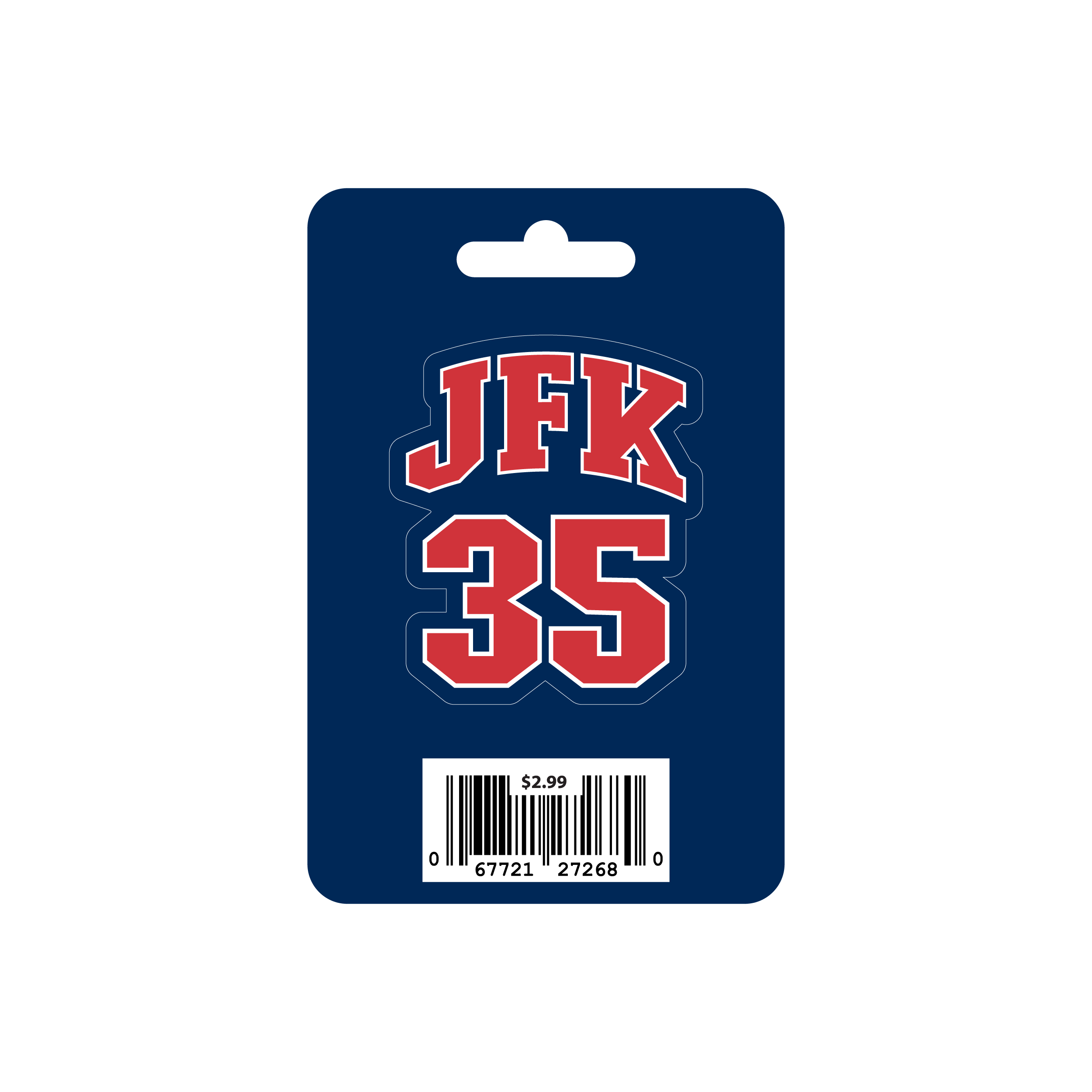 JFK 35 Sport Sticker