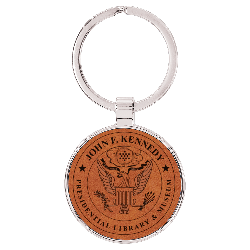 Presidential Seal Leather Keychain