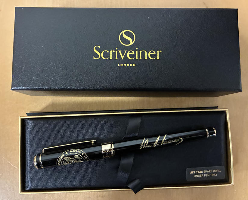 JFK Rollerball Pen w/Gift Box