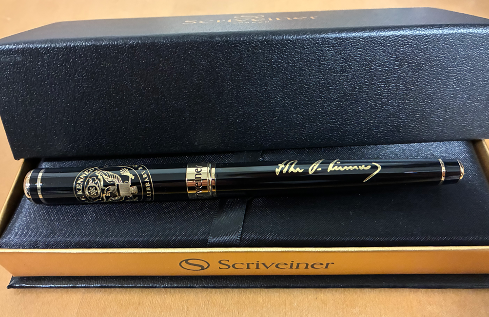 JFK Rollerball Pen w/Gift Box