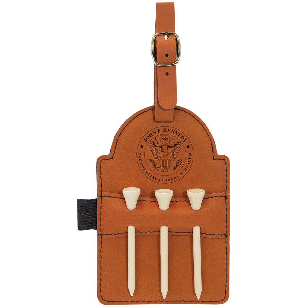 GOLF BAG TAG W/WOODEN TEES