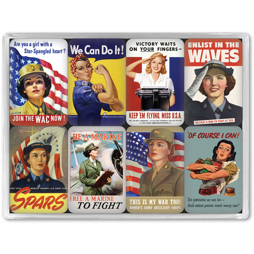 Women of WWII Mini Magnet Set