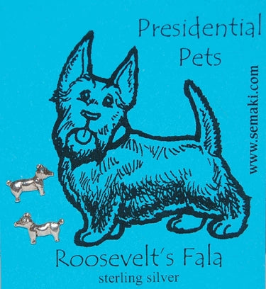 Roosevelt's Fala Earrings